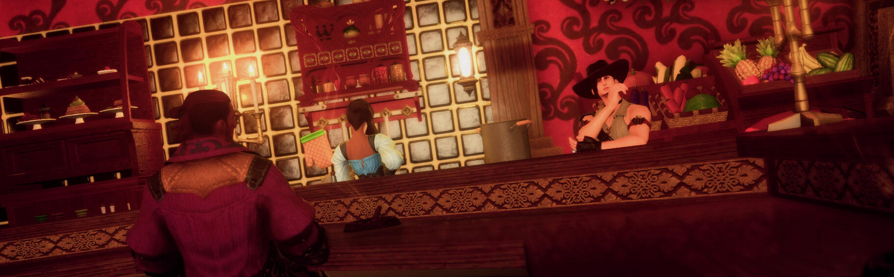 At the Dark Horse Saloon.